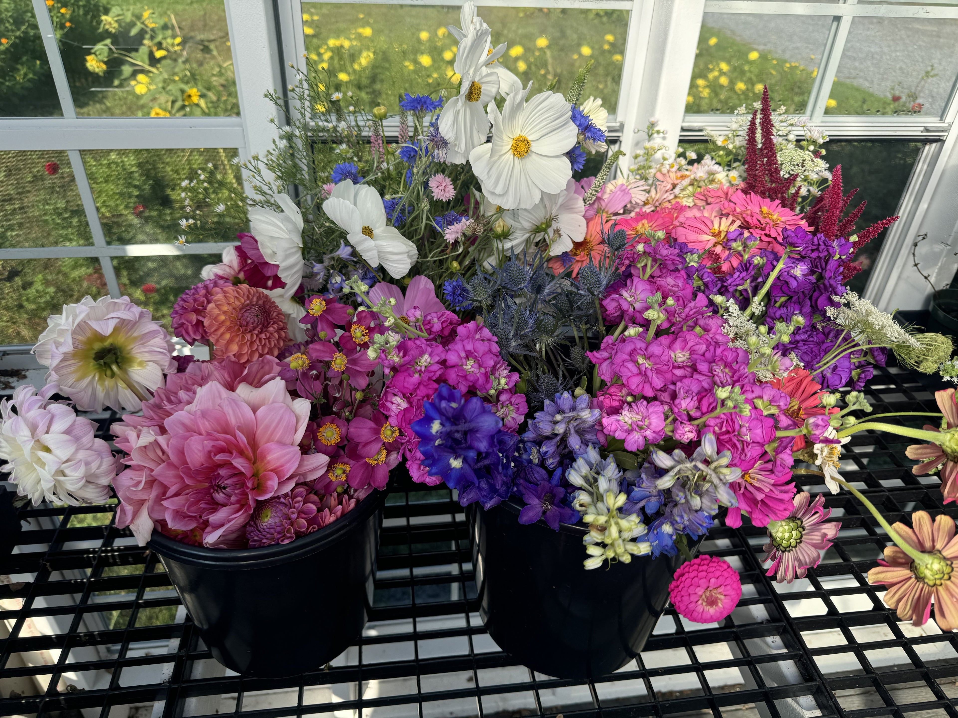 DIY Bucket of Flowers