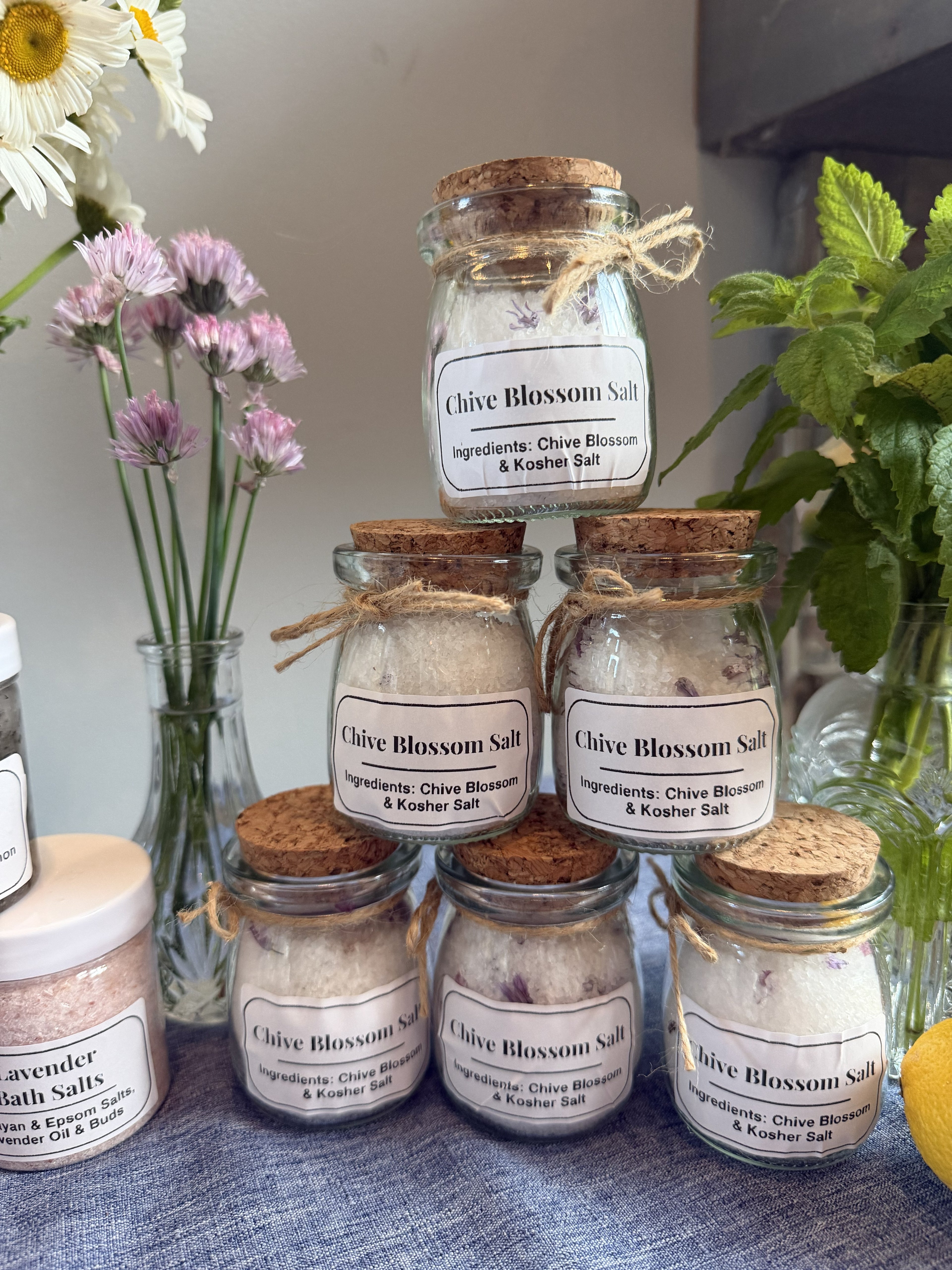 Chive Blossom Salt